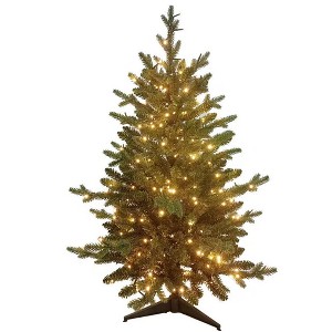 Kurt Adler 3-Foot Pre-lit Warm White LED Noble Fir Tree - 1 of 4