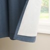 TOWN & COUNTRY LUXE Davos Solid Linen Texture Indoor Curtains - 2 of 4