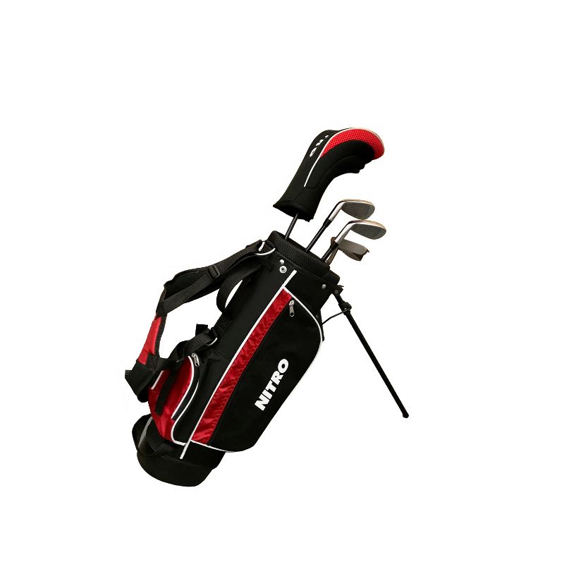 Nitro Golf Blaster Junior's 6pc Golf Set - Black/Red, 1 of 9