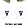 Howard University Bison Primary Logo StarShaped Porcelain Holiday Christmas Tree Ornament  3.1" - 2 of 4