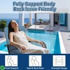 3-Piece Swivel Rocking Patio Chairs Set w/ 2 360-Degree Swivel Rocking Chairs Outdoor Wicker Patio Bistro Set - 4 of 4