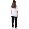 Peanuts Womens' Snoopy Woodstock All Smiles Sleep Jogger Pajama Set Multicolored - 4 of 4