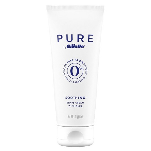 Gillette Pure Men S Soothing Shave Cream With Aloe 6oz Target