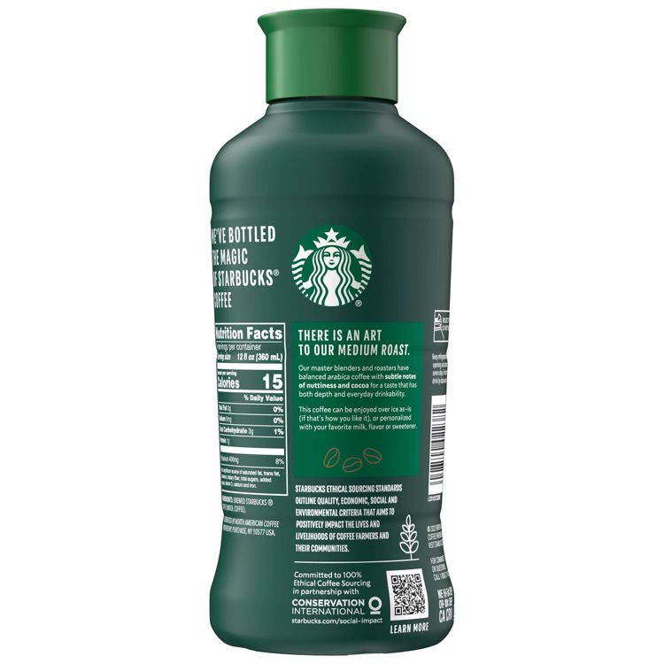 Starbucks Unsweetened Medium Roast Iced Coffee - 48 fl oz, 2 of 3