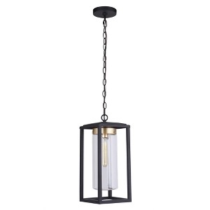 Craftmade Lighting Neo 1 - Light Pendant in  Midnight/Satin Brass - 1 of 4