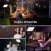 MaseiKar BASICS 2-Pack LED Video Light Panel Lighting Kit with 2 x 59" Stand & 2 x Phone Holders 850lx/0.5m Bi-Color 2700K-6500K Dimmable Studio Light - 2 of 4