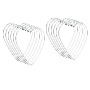 Unique Bargains Metal DIY Decoration Macrame Wreath Heart Shape Dream Catcher Rings 12 Pcs - 1 of 4