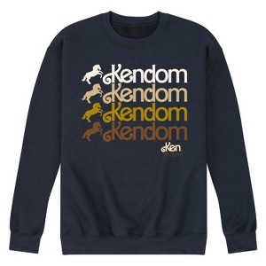Men's - Barbie - Kendom Western Repeat Graphic Fleece Sweatshirt - 1 of 4