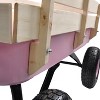 Vynxaria Outdoor Sport Wagon - Durable Tools Cart with Wooden Side Panels and Air Tires - 4 of 4