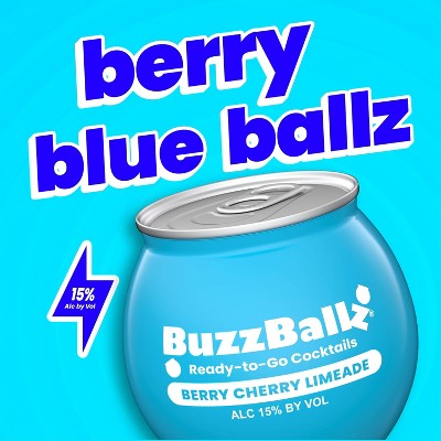 BuzzBallz Berry Cherry Limeade Cocktails - 200ml/4pk Bottle