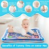 Tummy Time Water Mat,Inflatable Tummy Time Water Play Mat for Babies 3 to 12 Months - 3 of 4