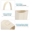 Unique Bargains Reusable Portable Canvas Coffee Cup Sleeve for Hiking 3 Pcs - 4 of 4
