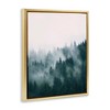 Stupell Industries Misty Forest Trees Floating Frame Canvas Art - 2 of 4