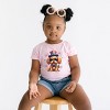 The Juniper Shop Patriotic Fluffy Dog Toddler Short Sleeve Tee - 2T - Pink - 3 of 4