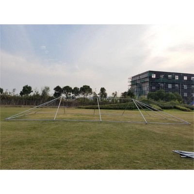 Red and White Galvanized Steel 20' x 40' Party Tent