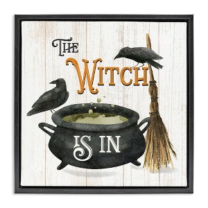 Stupell Industries Witch Cauldron & Crows, 25'' x 25'' - 1 of 4