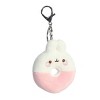 Aurora Mini Donut Molang Clip-On Playful Stuffed Animal Pink 3" - 2 of 4