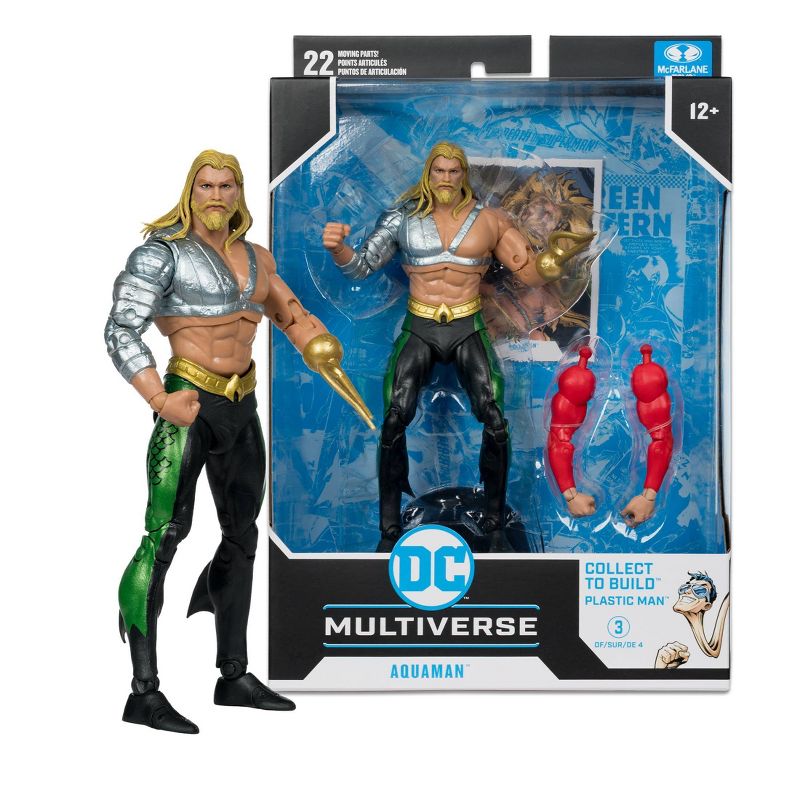 McFarlane Toys DC Multiverse Aquaman JLA 7&#34; Action Figure, 6 of 13