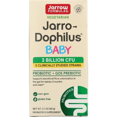 Jarrow Formulas, Inc. Vegetarian Jarro-Dophilus Baby 3 Billion Cfu 2.1 oz Pwdr.