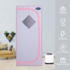 Portable Sauna for Home, Full Size Home Sauna with Steamer and Foldable Chair, Personal Steam Sauna SPA for Relaxation - 3 of 4
