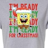 Women's - SpongeBob SquarePants - I'm Ready For Christmas Cropped Graphic T-Shirt - 2 of 4