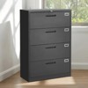 VEVOR 4 Drawers Metal File Cabinet, Vertical Filing Cabinet with Lock and Adjustable Hanging Rod, Tall Filing Storage Cabinets, Black - 2 of 4