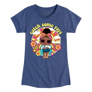 Girls' - LOL Surprise! - Catch Some Rays Fitted Short Sleeve Graphic T-Shirt - 1 of 4