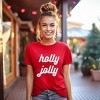 Simply Sage Market Women's Holly Jolly Bold Cursive Short Sleeve Graphic Tee - 2 of 4