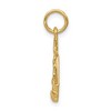 Black Bow Jewelry 14k Yellow Gold Small Scales of Justice Charm - 2 of 4