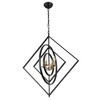 Bella Depot 4-Light Black Metal Pendant Light Modern Versatile and Stylish Chandelier - 2 of 4