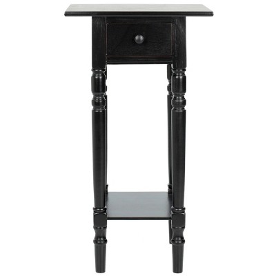 Sabrina End Table Distressed Black - Safavieh