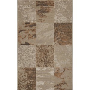 Patchwork Modern Eclectic Color Block Indoor Runner or Area Rug by Blue Nile Mills - 1 of 4