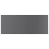 vidaXL Bookshelf Boards 4 pcs High Gloss Gray 39.4"x15.7"x0.6" Engineered Wood - 4 of 4
