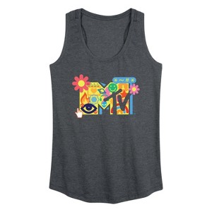 Women's - MTV - Y2k Logo Graphic Racerback Tank - 1 of 4