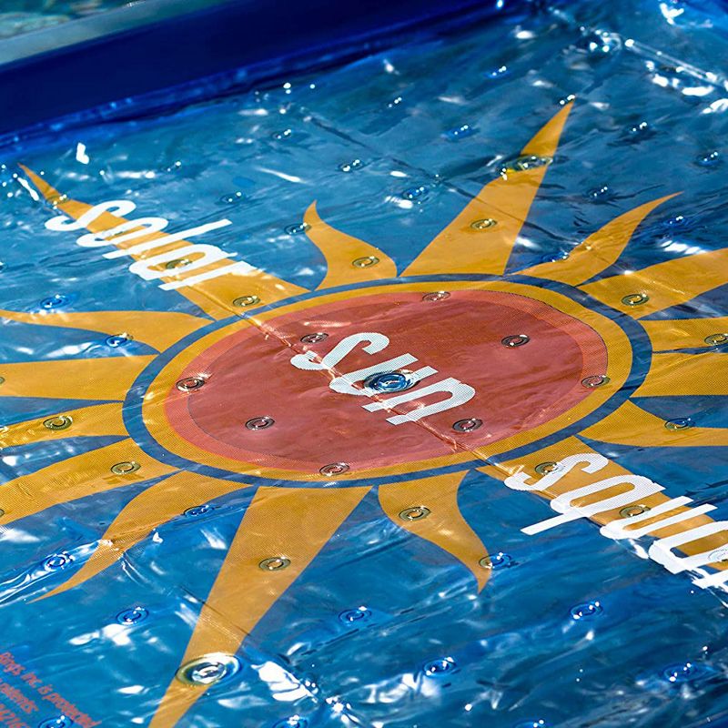Solar Sun Rings SSSA-SB-02 UV Resistant Above Ground Inground Swimming Pool Hot Tub Spa Heating Accessory Square Heater Solar Cover, Sunburst, 3 of 7