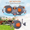 ODK Garden Hose Reel, Retractable Garden Hose, Water Hose Reel With 9 Function Sprayer Nozzle, Automatic Rewind, 180°Swivel Wall Mount - 2 of 4