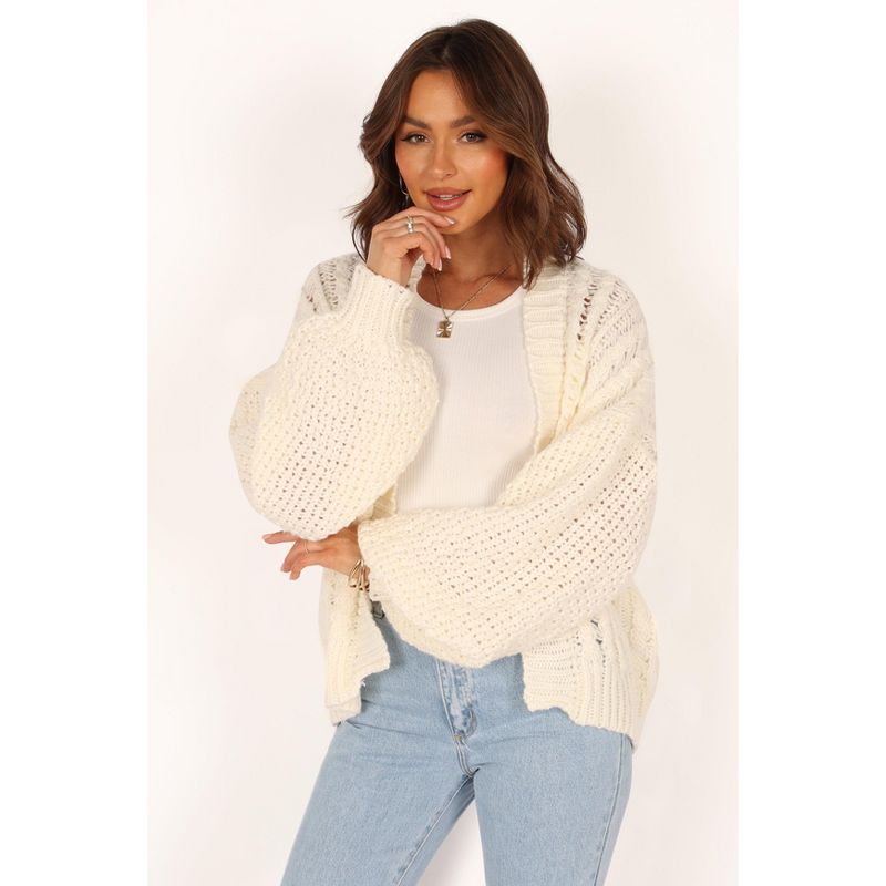 Petal and Pup Womens Hailey Oversized Sleeve Cardigan, 4 of 7