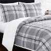 Cozy Teddy Plaid Comforter Set - Cannon - 4 of 4