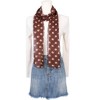 INSPIRE CHIC Women's 1950s Polka Dots Chiffon Retro Lightweight Soft Sheer Long Scarves for All Season 1Pc - 2 of 4