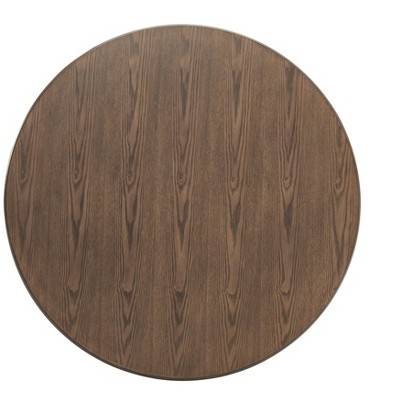 42-Inch Round Dining Table for 4, Mid-Century Modern Kitchen and Living Room Table with Solid Wood Legs, Easy Assembly