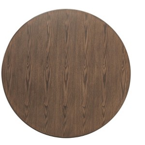 42-Inch Round Dining Table for 4, Mid-Century Modern Kitchen and Living Room Table with Solid Wood Legs, Easy Assembly - 1 of 4