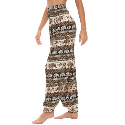 Thai elephant pants comfortable to wear,The waist has a drawstring