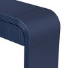 PDTEND 31.4" Modern Rounded Silhouette and Smooth Surface Console Table with 2 Drawers - 4 of 4