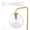 Modway Silo Glass Globe Glass and Metal Floor Lamp - 3 of 4