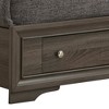 Passion Furniture Madrid Gray Wood Frame Twin Panel Bed - 4 of 4