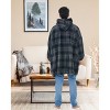 ADR Adult Wearable Blanket, Sweater Hoodie, Blanket with Sleeves for Men & Women Oversized Sweatshirt - 3 of 3