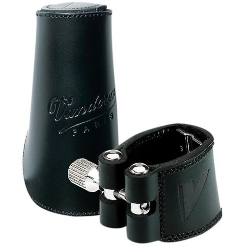 Vandoren LC21L Leather Bb Clarinet Ligature And Cap | Reverb