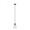 Caledonia - 1 Light Cord Hung Mini Pendant In Industrial Style-10 Inches Tall and 5 Inches Wide - 3 of 4