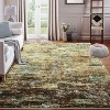 2'x6' Washable Soft Runner Rug, Abstract Design for Bedroom, Living Room, Kitchen, Non-Slip, Stain-Resistant, Low Pile, Blue Grey - 3 of 4