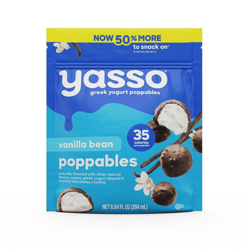 Yasso Frozen Greek Yogurt - Vanilla Bean Poppables - 6.84 fl oz, 1 of 6